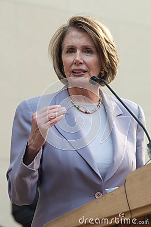 Speaker of the House Nancy Pelosi Editorial Stock Photo