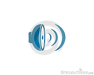 speaker logo Vector Illustration