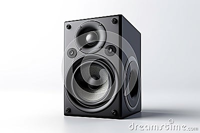 Speaker Transparent Isolated Audio, AI Stock Photo