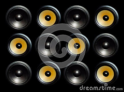 Speakers Stock Photo