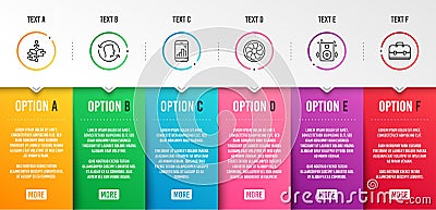 Speakers, Face id and Block diagram icons set. Fan engine, Graph phone and Portfolio signs. Vector Vector Illustration