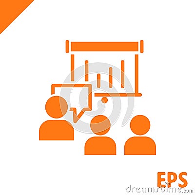 Speaking of people, the chat icon stock vector illustration Vector Illustration