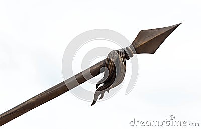 Spear On White Background Stock Photo - Image: 45645960