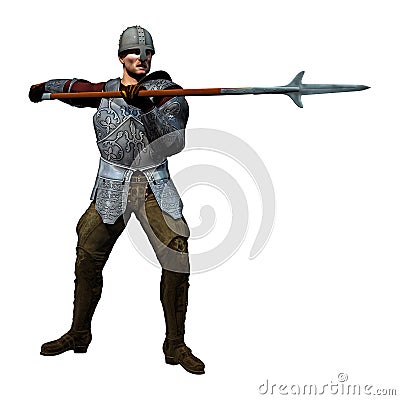 Spearman Receiving Stock Photo