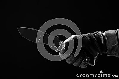 Spec ops knife Stock Photo