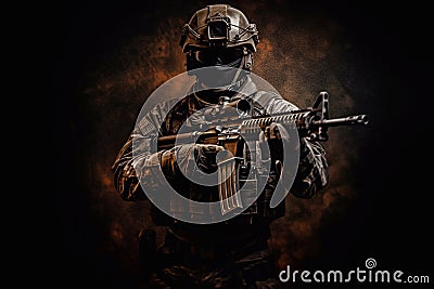 Spec ops police officer SWAT Stock Photo