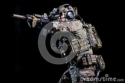 Spec ops soldier Stock Photo