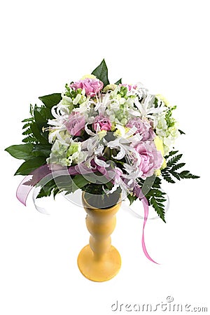 Specal delivery flowers Stock Photo