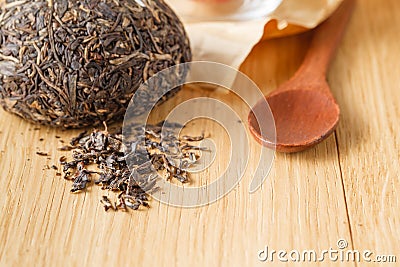 Special chinese tea puer Stock Photo