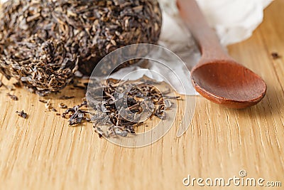 Special chinese tea puer Stock Photo