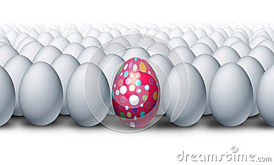 Special Decorated Egg Stock Photo