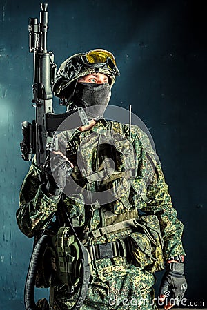 Special force soldier Stock Photo