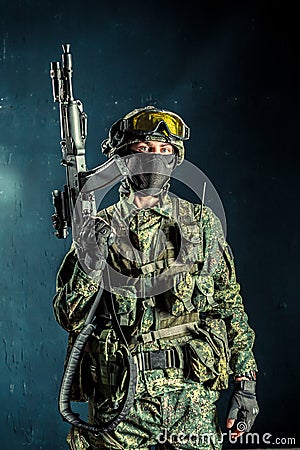 Special force soldier Stock Photo