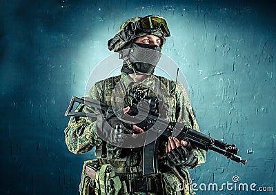 Special force soldier Stock Photo