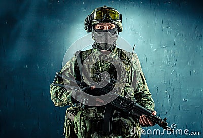 Special force soldier Stock Photo