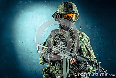 Special force soldier Stock Photo