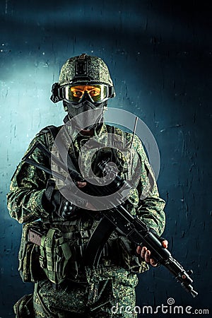 Special force soldier Stock Photo