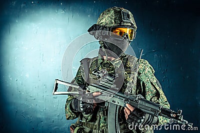 Special force soldier Stock Photo