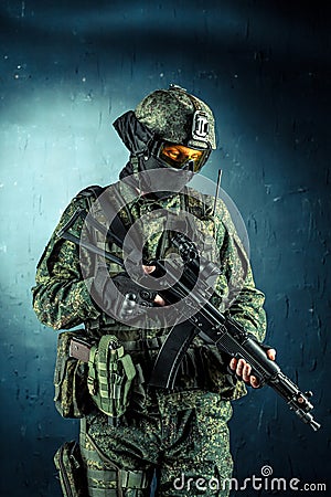 Special force soldier Stock Photo