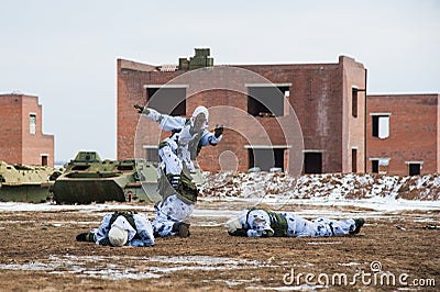 Special force soldiers Editorial Stock Photo