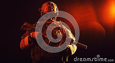 Special forces soldier Stock Photo