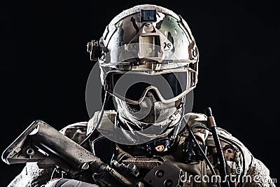 Special forces soldier Stock Photo