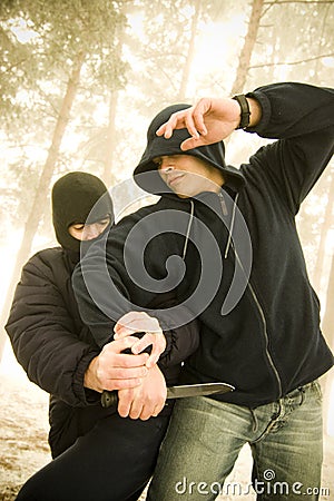 Special forces training Stock Photo