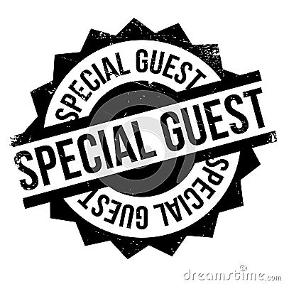 Special Guest rubber stamp Vector Illustration