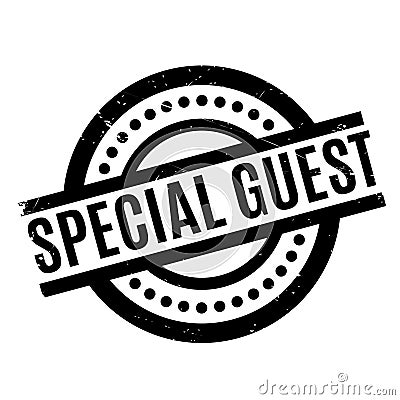 Special Guest rubber stamp Vector Illustration