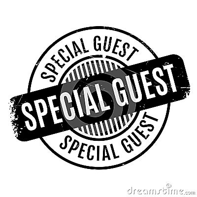 Special Guest rubber stamp Vector Illustration