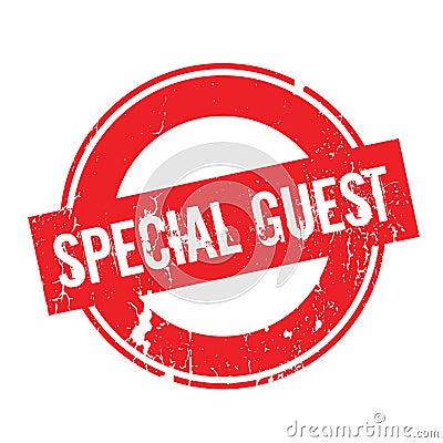 Special Guest rubber stamp Vector Illustration