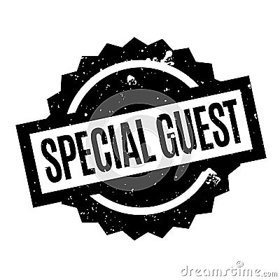 Special Guest rubber stamp Vector Illustration