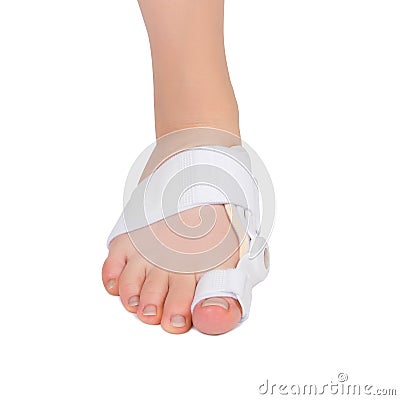 Special medical orthopedic bandage Stock Photo