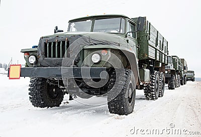 Special military equipment Ural Stock Photo