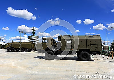 Special military vehicles Stock Photo