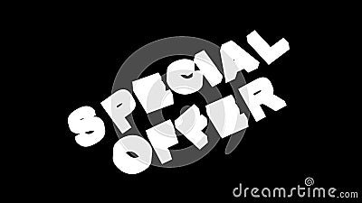 Special offer loading. stock footage. Video of product - 100705100