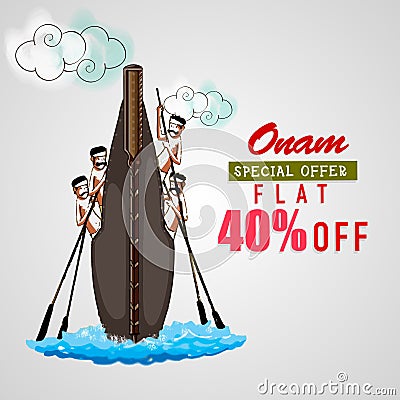 Special Offer Sale for Onam celebration. Stock Photo