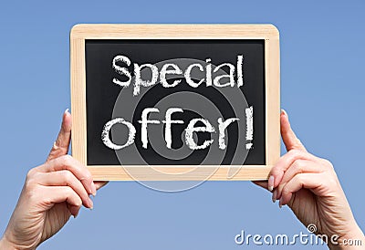 Special offer sign Stock Photo