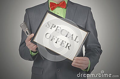 Special offer. Stock Photo