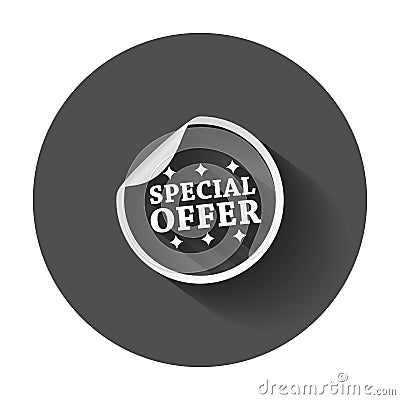 Special offer stickers. Vector Illustration