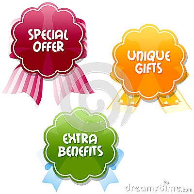 Special offer tags Vector Illustration