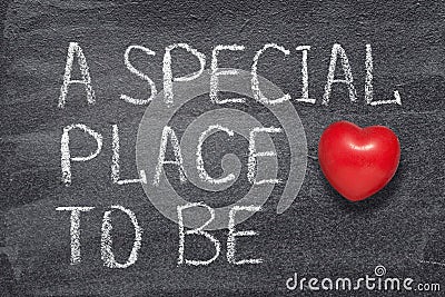 Special place heart Stock Photo