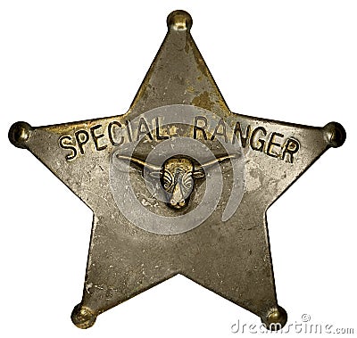 Special Ranger badge Stock Photo