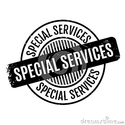 Special Services rubber stamp Vector Illustration