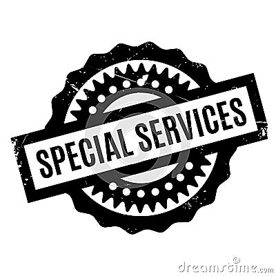 Special Services rubber stamp Vector Illustration