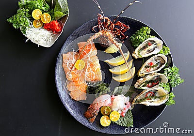 A special sushi dish Stock Photo