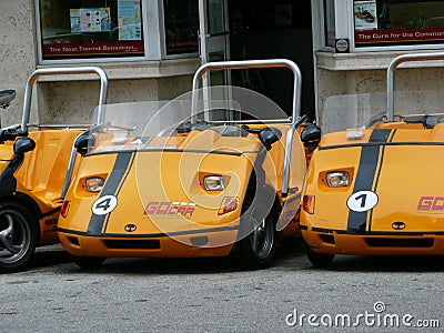 Special Tourist Rental Cars Editorial Stock Photo