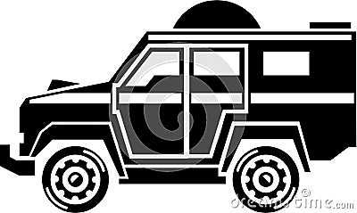 Specialty Vehicle Vector Illustration
