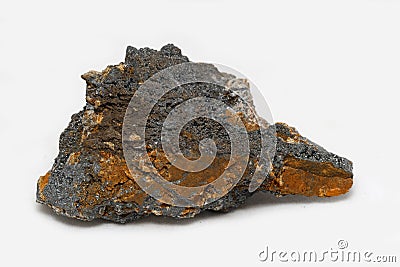 pyrolusite, an ore of manganese Stock Photo