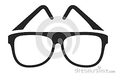 Specs icon, vector eye glasses Vector Illustration